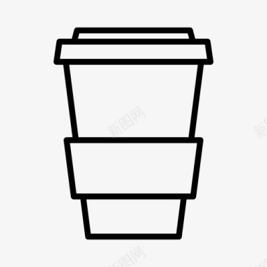 饮料杯咖啡饮料杯子图标