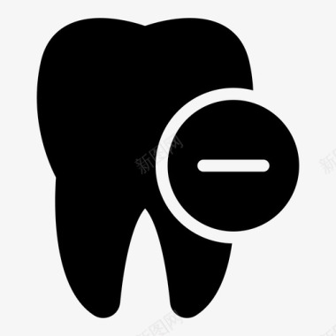 拔牙牙科医疗图标
