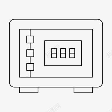 保险箱图片保险箱银行储蓄图标