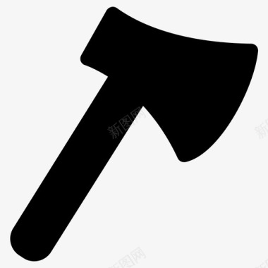 樵夫斧头建筑樵夫图标