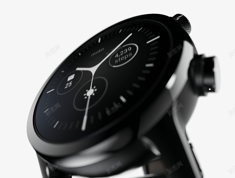 Moto360摩托罗拉360智能手表png免抠素材_88icon https://88icon.com 摩托罗拉 智能 手表