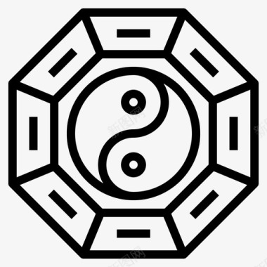 护身符符咒中国图标