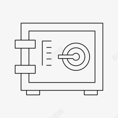 保险箱图片保险箱银行锁图标