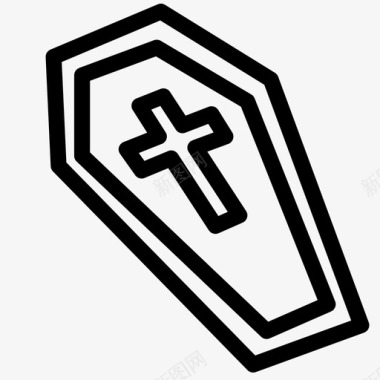 十字架坟墓基督十字架图标