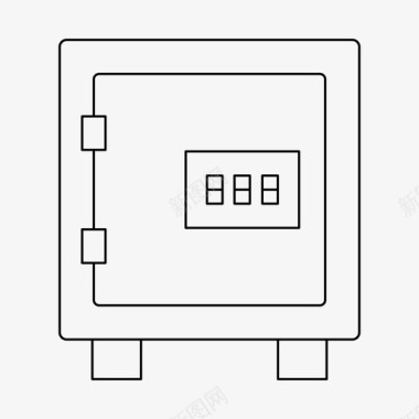 保险箱图片保险箱银行锁图标