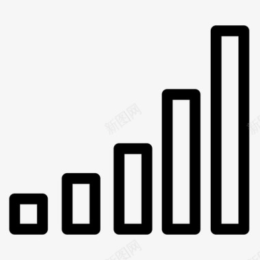 强度信号移动信号信号条图标