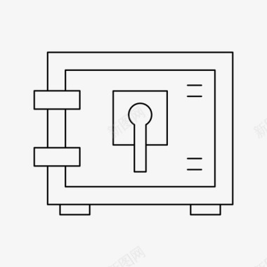 保险箱图片保险箱银行锁图标