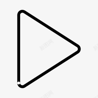 金融视频播放运行开始图标