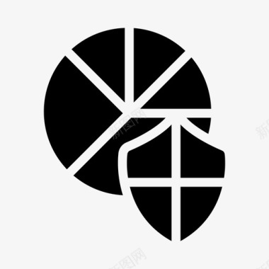 盾牌图聊天图表图标