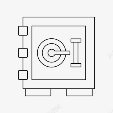 保险箱图片保险箱存款金融图标