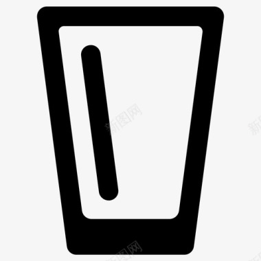 饮料杯玻璃杯饮料杯子图标