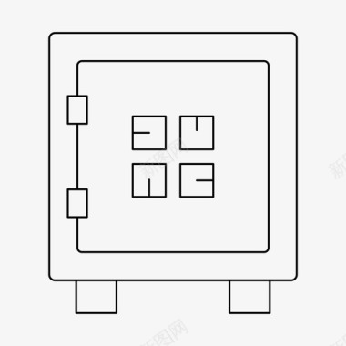 保险箱图片保险箱存款金融图标