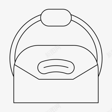 内袋样机手袋奢侈品购物袋图标