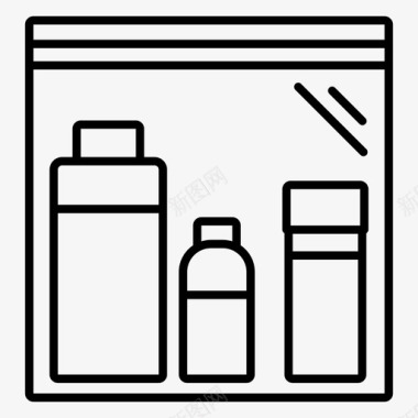 采购产品液体容器化妆品瓶图标
