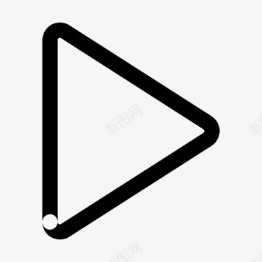 金融视频播放运行开始图标