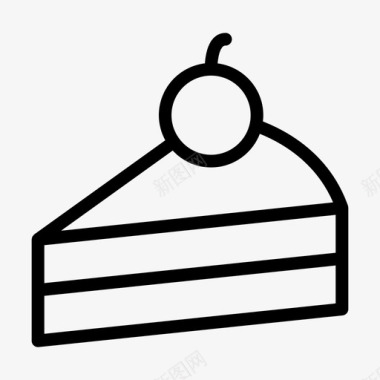 糕点蛋糕美味图标