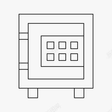 保险箱图片保险箱存款金融图标