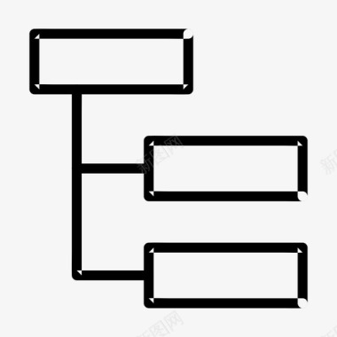 大小排列网站地图类别流程图图标