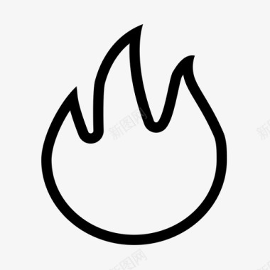 火焰图标火焰切割图标