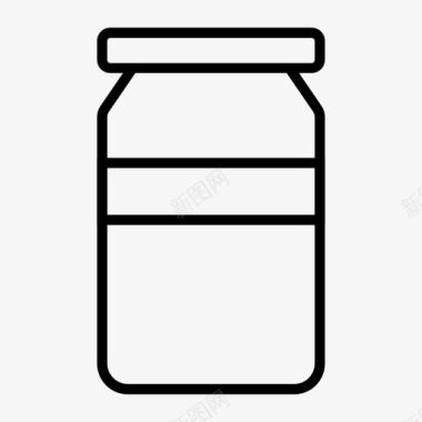 罐子饮料塑料瓶图标