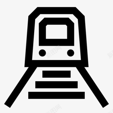 地铁标识大全火车铁路地铁图标