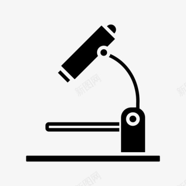 重力测试显微镜实验室科学图标