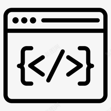 编程软件网络编码网页编码html编码图标