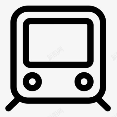地铁标识牌列车地铁培训图标