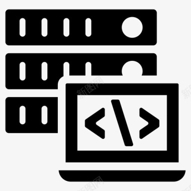 编码数据服务器编码软件开发web编码图标