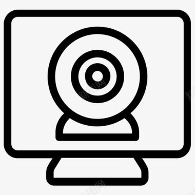 电脑摄像头网络摄像头电脑摄像头视频通话图标