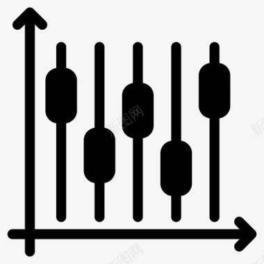 方框图烛台图数据图表图标