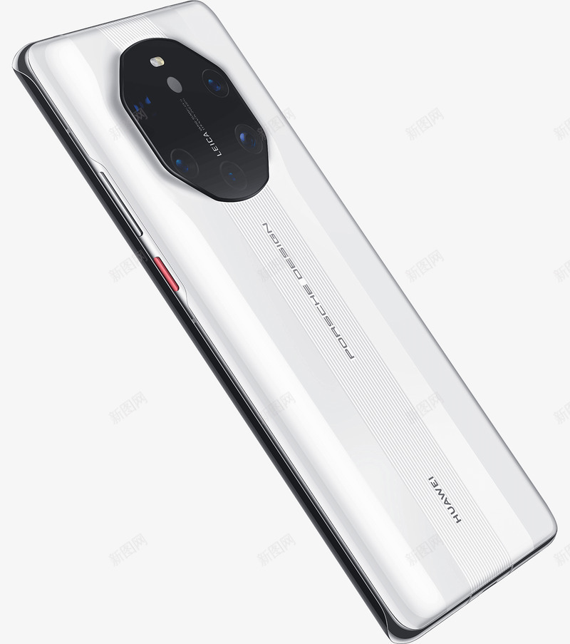 HUAWEIMate40RS保时捷设计陶瓷白背面png免抠素材_88icon https://88icon.com 保时捷 设计 陶瓷 白背面 背面