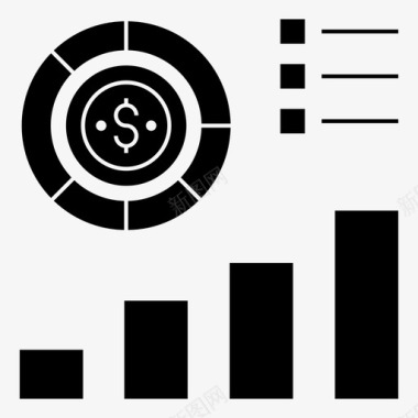 数据图工作业务数据业务分析业务信息图图标