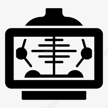 实验科学的图标x射线透视介入放射学图标