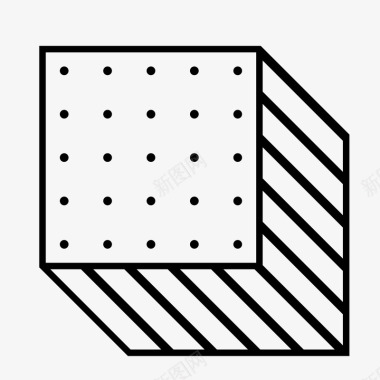 孟菲斯海报黄灰树叶点线面创意3D立体几何免扣图形矢图标