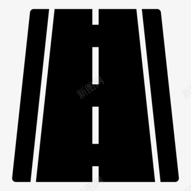 道路高速公路行驶道路图标