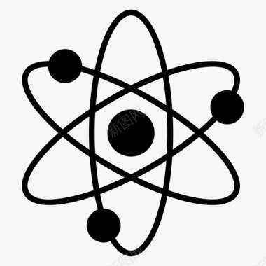 模型原子原子模型原子轨道图标