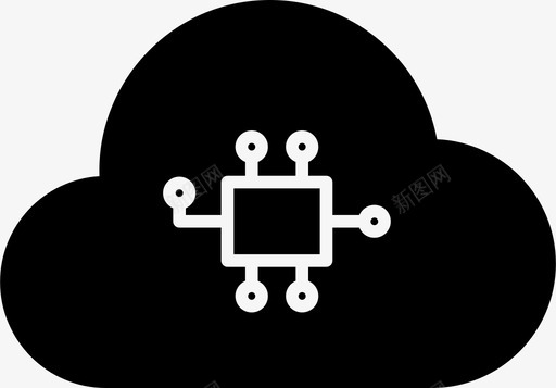 云服务器云计算云服务器数据库图标