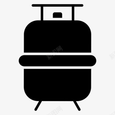 煤气煤气瓶炊事烧嘴炊事缸图标