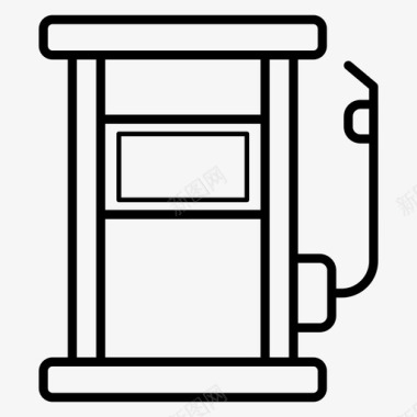 燃油滤清器加油站生物柴油生物乙醇图标