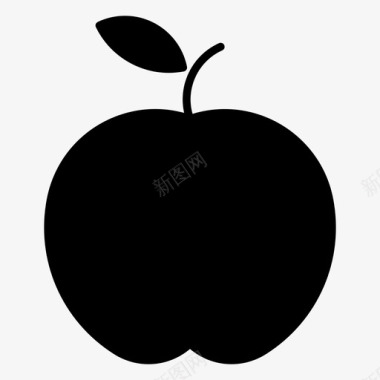 食物苹果吃食物图标