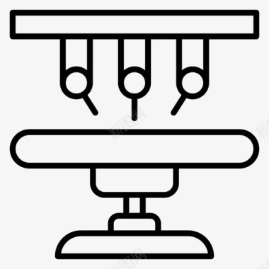 大脑手术机器人手术高级手术医学手术图标