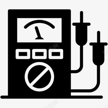 电流干扰电流表数字电压表电表图标