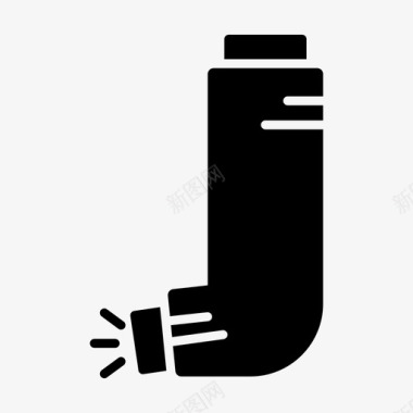 江口醇吸入器沙丁胺醇哮喘吸入器图标