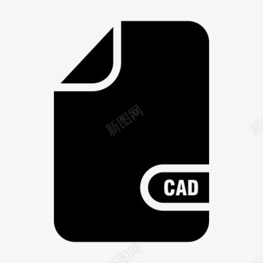 掀纸文件档案cad图标