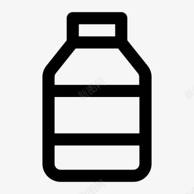 饮料瓶喝水饮料瓶子图标