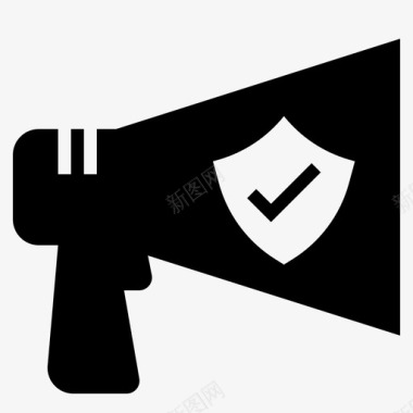 通用公告模板gdpr公告数据法律图标