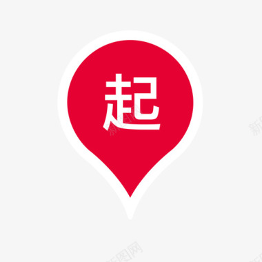 中国地区地图地图终点图标