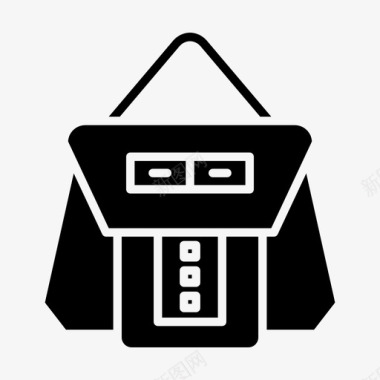 纯色banner手提包配件时尚图标