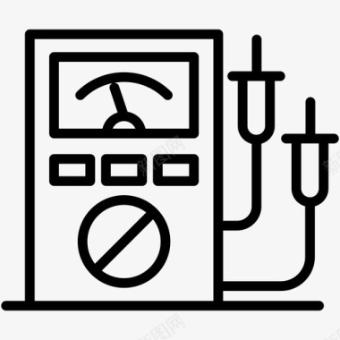 电流干扰电流表数字电压表电表图标